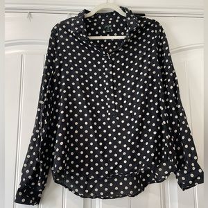 Vintage J Crew Polka Dot Button Shirt